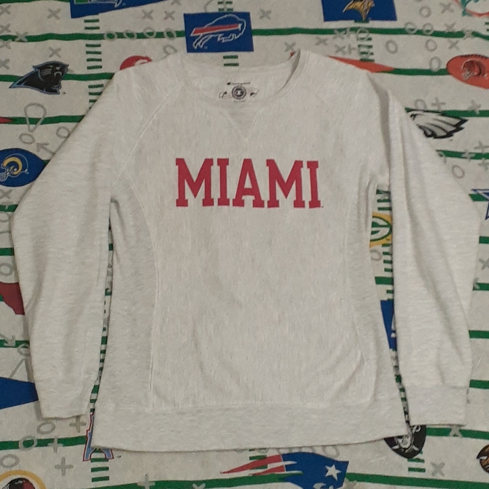 Champion Reverse Weave Miami Redhawks University Crewneck Sweatshirt